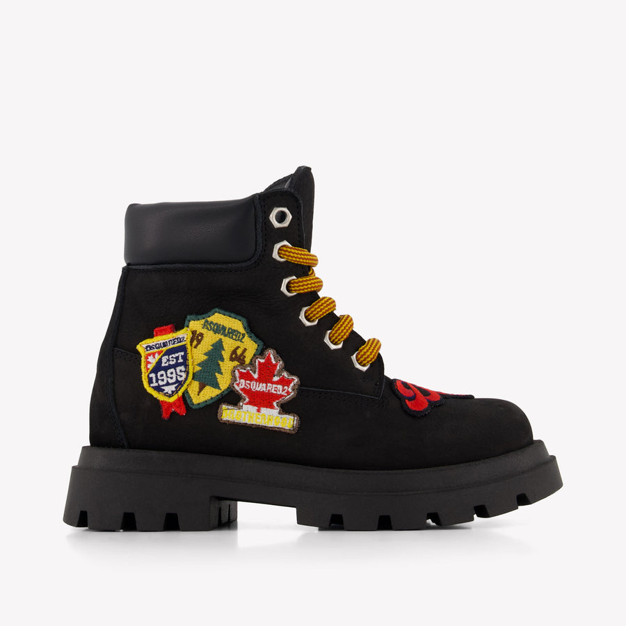 Dsquared2 Unisex Kids Boots in Black