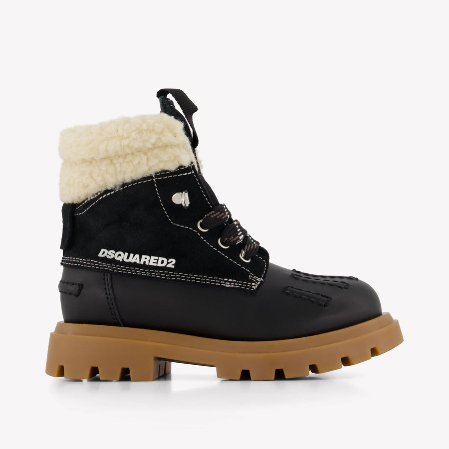 Dsquared2 Unisex Laarzen In Zwart