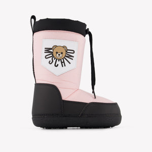 Moschino Meisjes Snowboots In Licht Roze