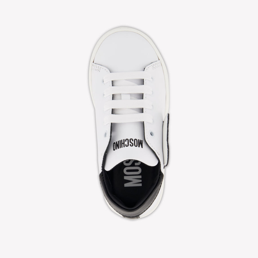 Moschino Unisex Sneakers In Wit