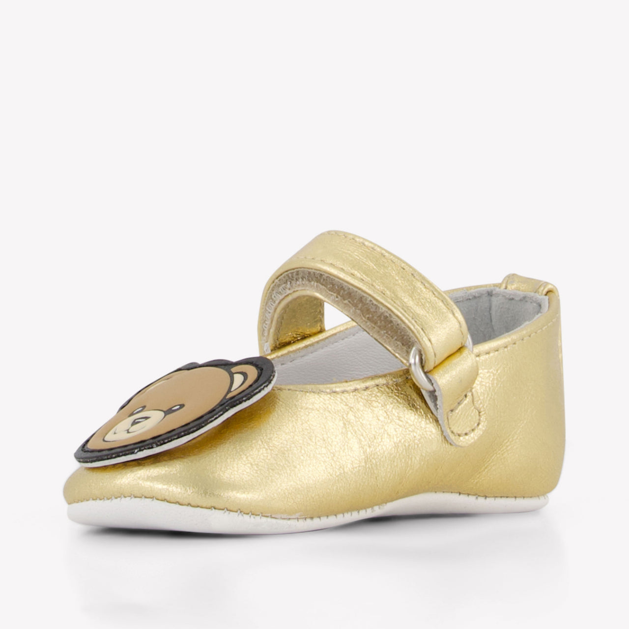 Moschino Baby Girls Shoes In Gold