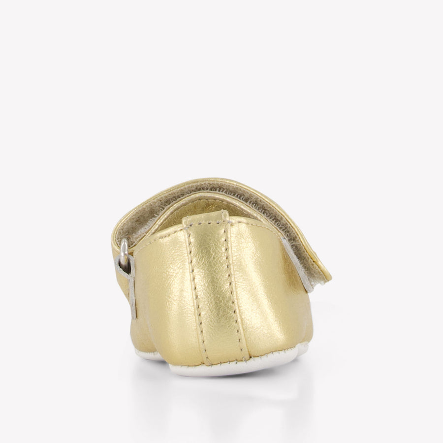 Moschino Baby Girls Shoes In Gold