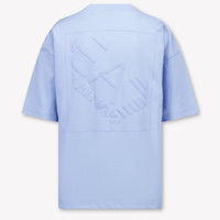 EA7 Kids Boys T-Shirt In Light Blue