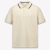 EA7 Kids Boys Polo In Beige