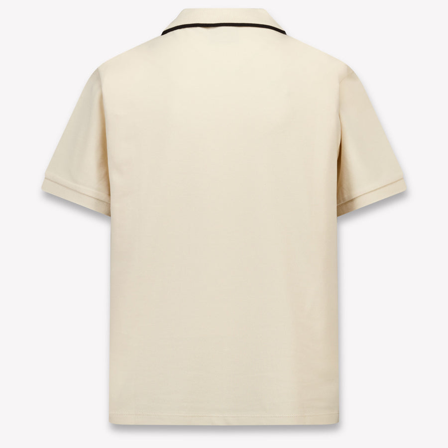 EA7 Kids Boys Polo In Beige