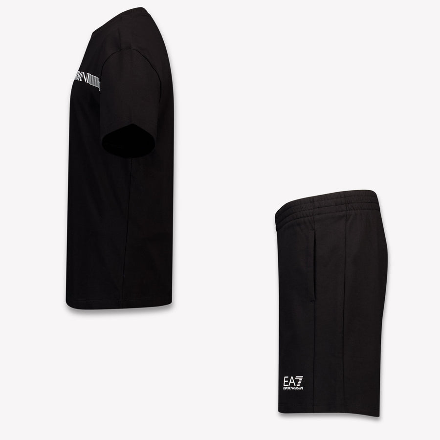 EA7 Kids Boys Set In Black