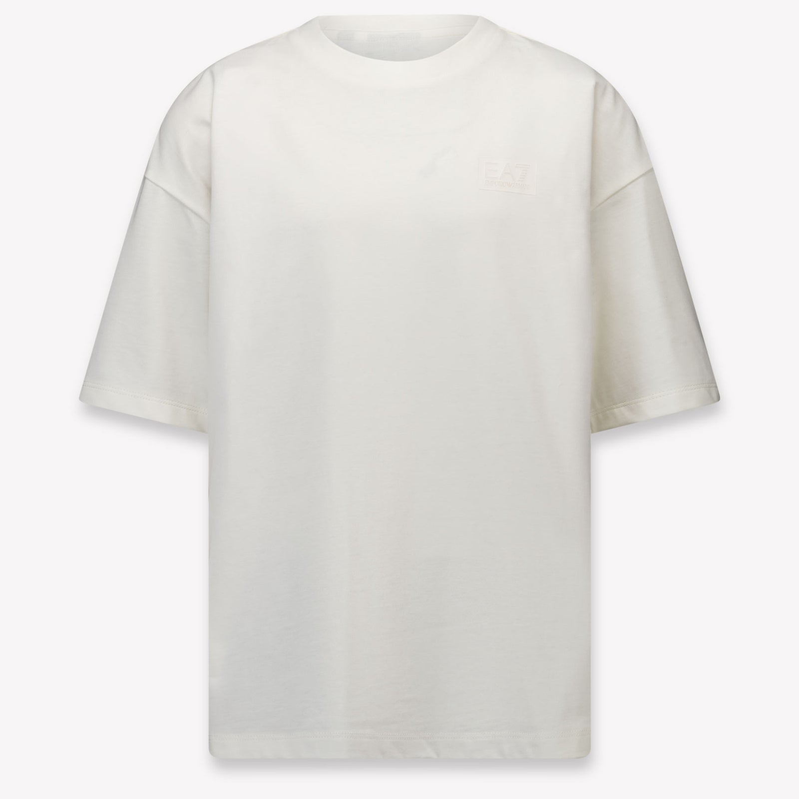 EA7 Kinder Jongens T-Shirt In Off White