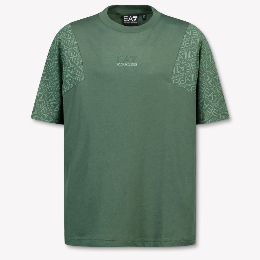 EA7 Kids Boys T-Shirt In Army