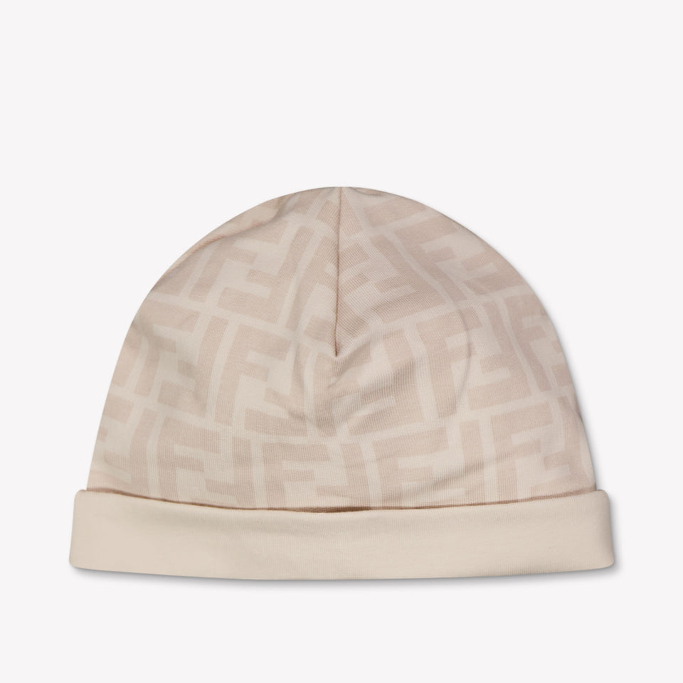 Fendi Baby Unisex Playsuit In Beige