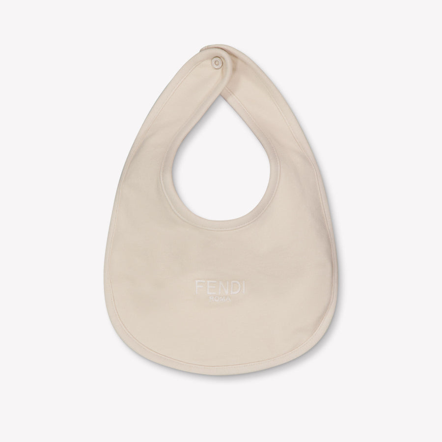 Fendi Baby Unisex Playsuit In Beige