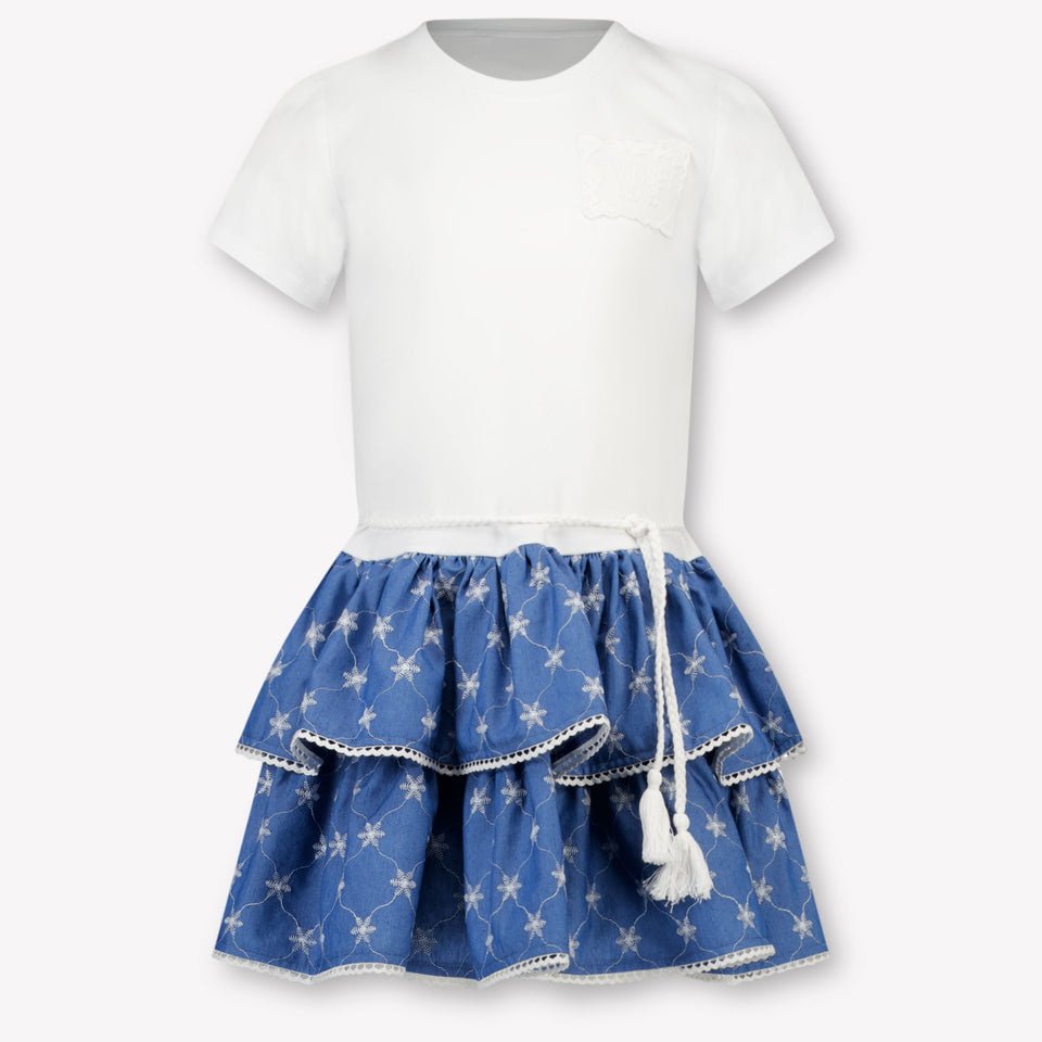 Twinset Kinder Meisjes Jurk In Wit