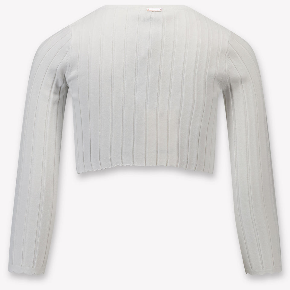 Twinset Kinder Meisjes Vest In Wit