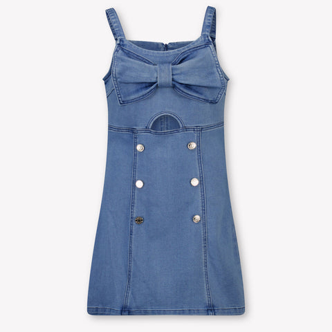 Twinset Kids Girls Dress In Jeans