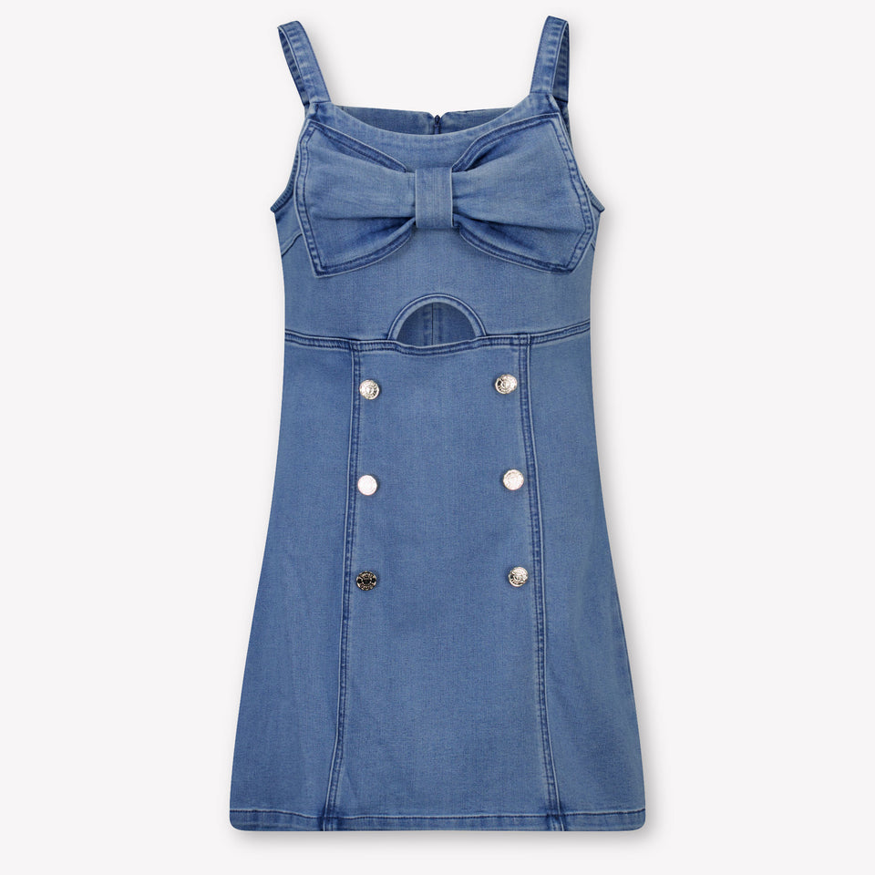 Twinset Kids Girls Dress In Jeans