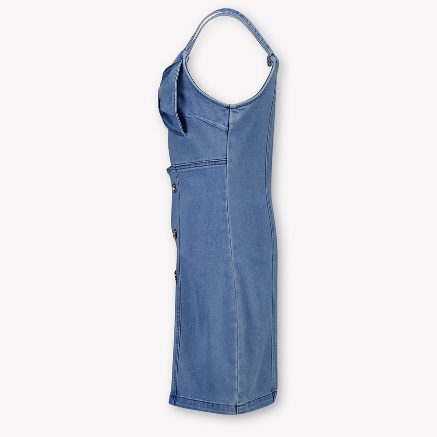 Twinset Kids Girls Dress In Jeans