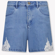 Twinset Kinder Meisjes Shorts In Jeans