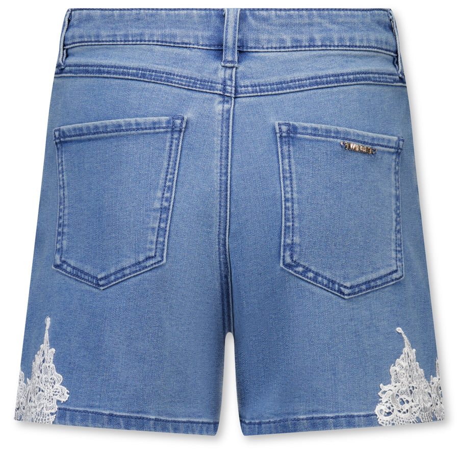 Twinset Kids Girls Shorts In Jeans