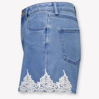 Twinset Kids Girls Shorts In Jeans