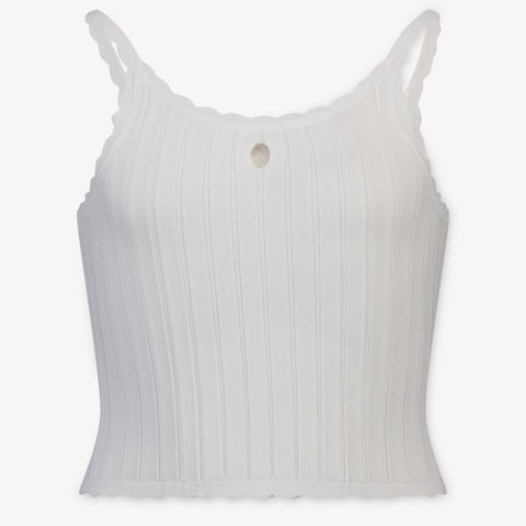 Twinset Kinder Meisjes T-Shirt In Wit