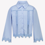 Twinset Kinder Meisjes Blouse In Licht Blauw