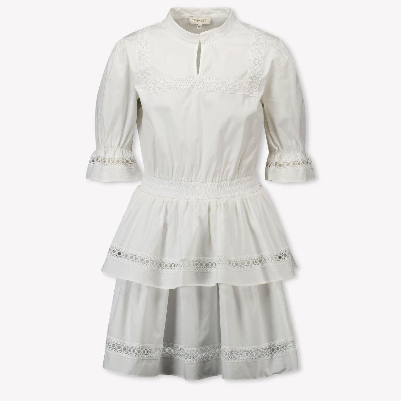 Twinset Kinder Meisjes Jurk In Off-white