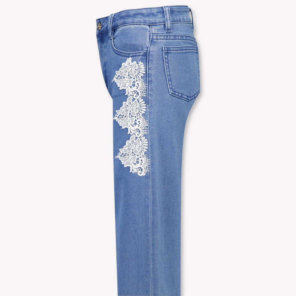Twinset Kinder Meisjes Jeans In Blauw