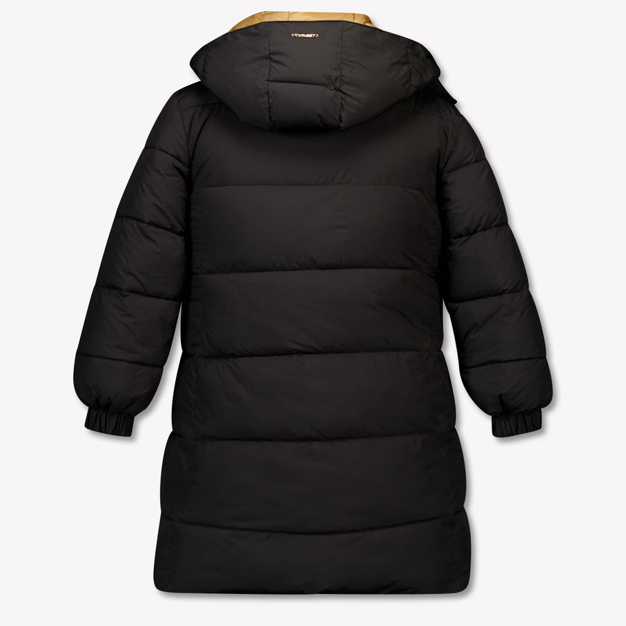 Twinset Kinder Meisjes Winterjas In Zwart