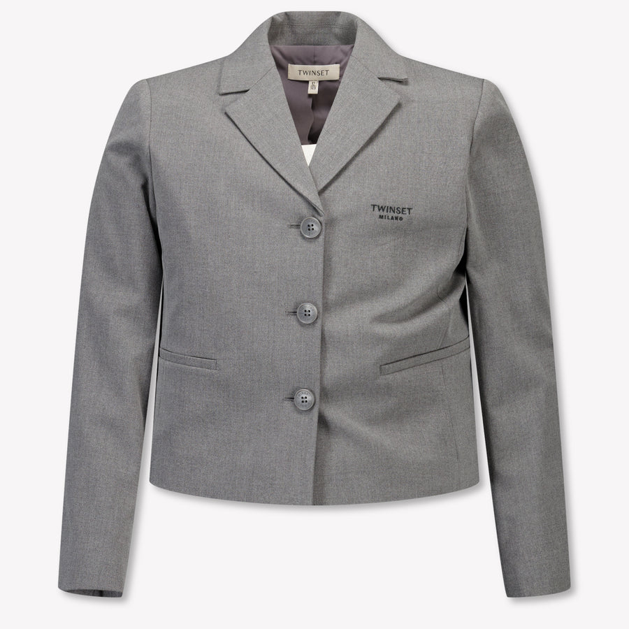 Twinset Girls Blazer in Grey