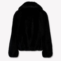 Twinset Kinder Meisjes Faux Fur Jassen In Zwart
