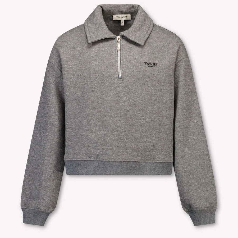 Twinset Girls Sweater in Grey