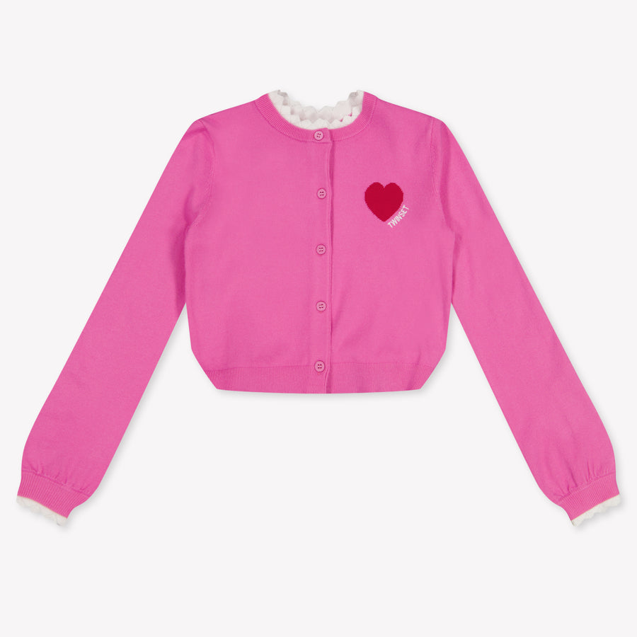 Twinset Kinder Meisjes Vest In Fuchsia