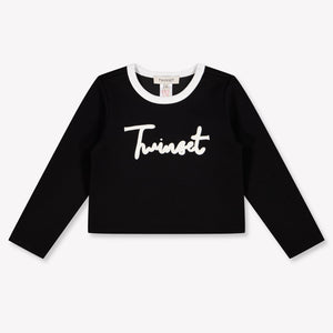 Twinset Kids Girls Sweater In Black