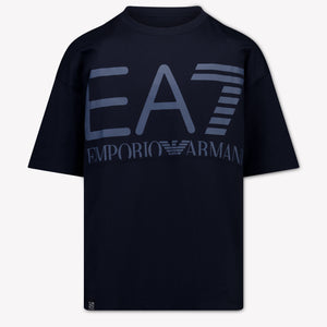 EA7 Kinder Jongens T-Shirt In Navy