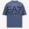 EA7 Kinder Jongens T-Shirt In Licht Blauw