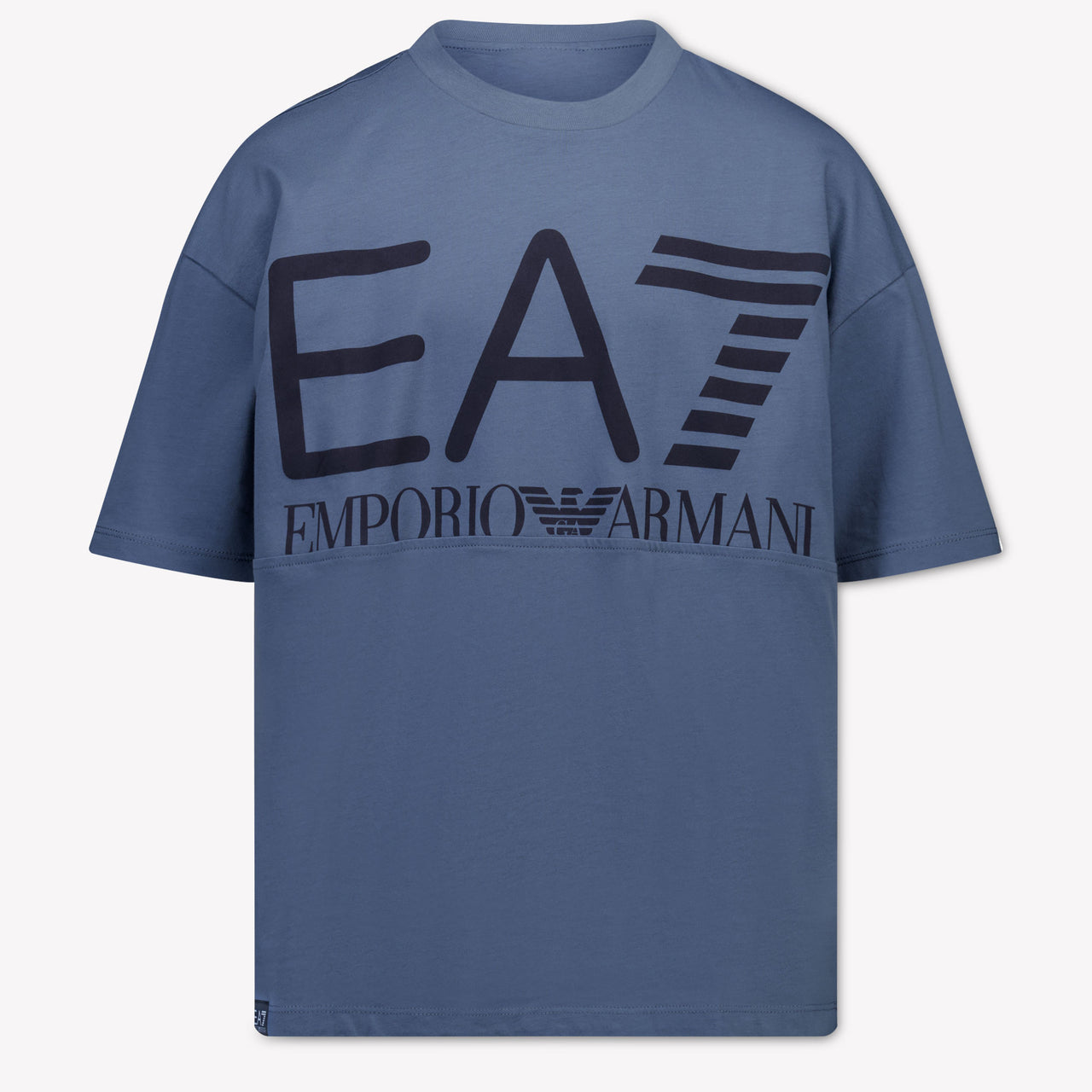 EA7 Kinder Jongens T-Shirt In Licht Blauw