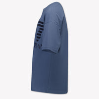 EA7 Kinder Jongens T-Shirt In Licht Blauw