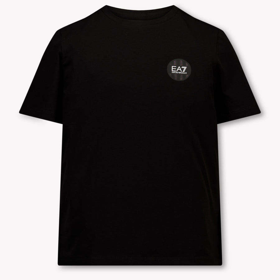 EA7 Kinder Jongens T-Shirt In Zwart