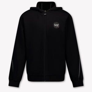 EA7 Kids Boys Cardigan In Black