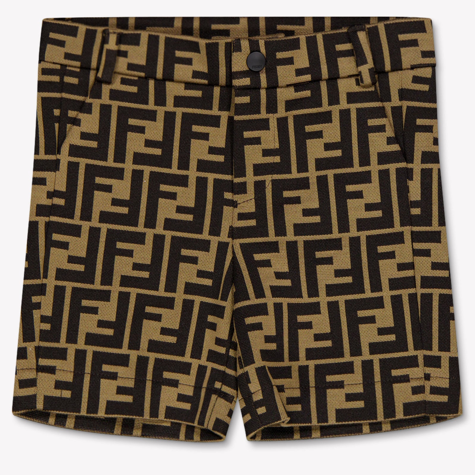 Fendi Baby Boys Shorts In Brown
