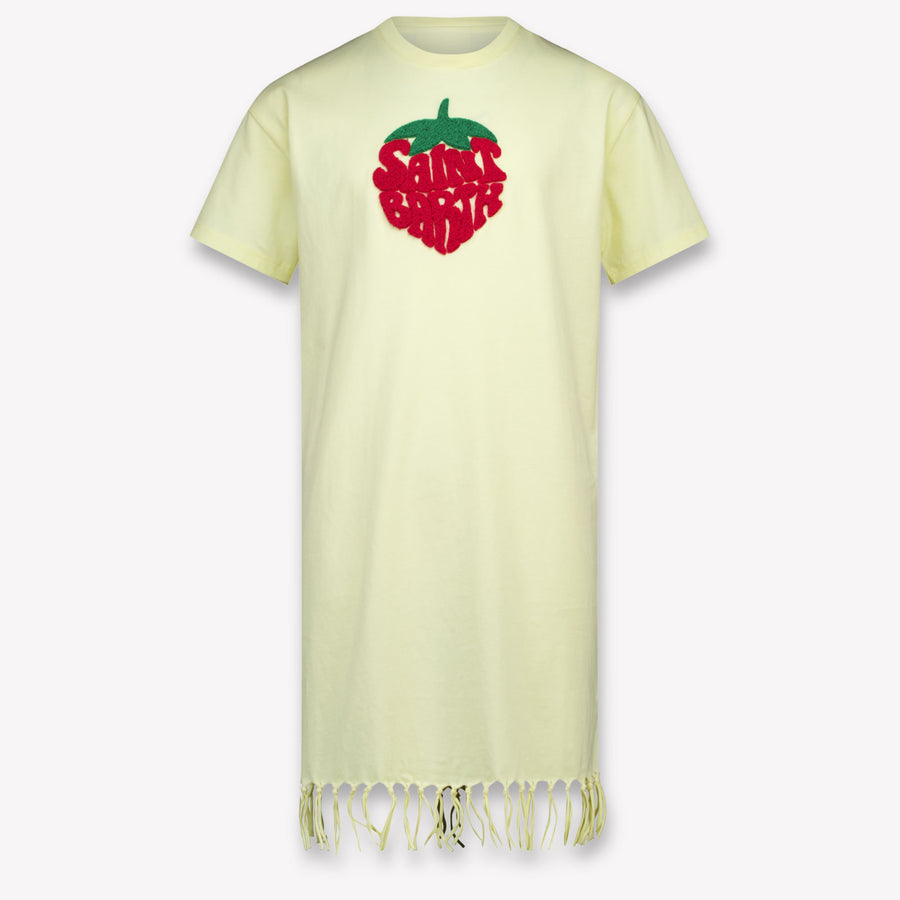 MC2 Saint Barth Kids Girls Dress In Yellow