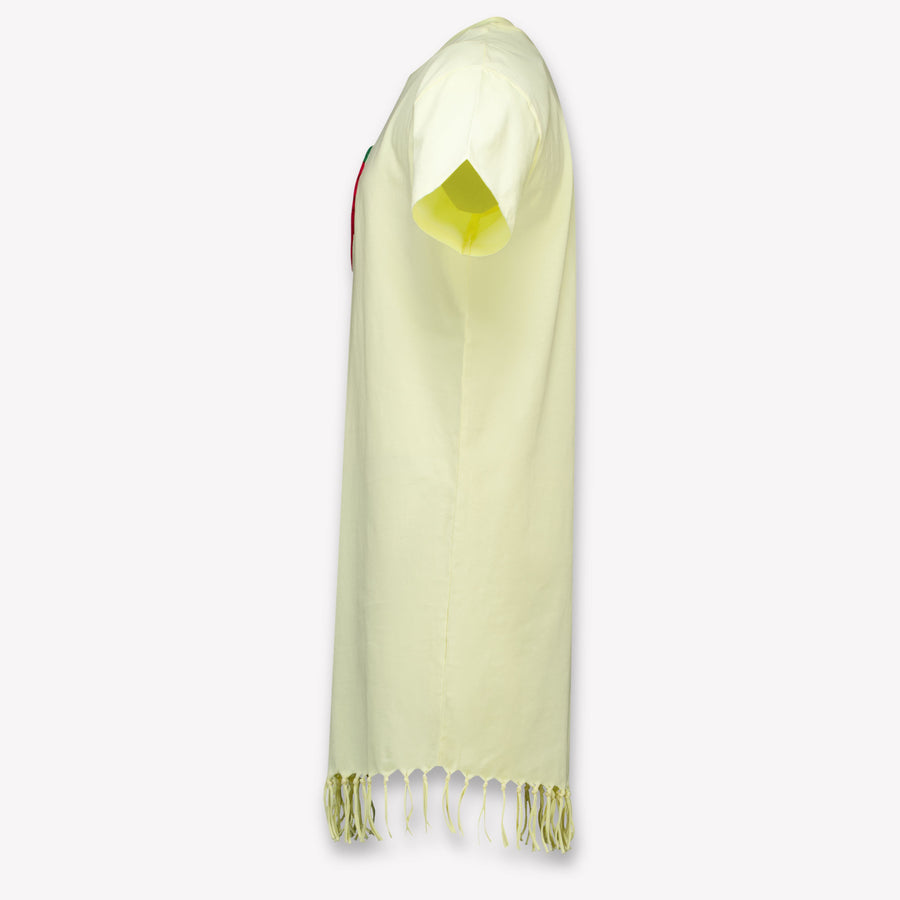 MC2 Saint Barth Kids Girls Dress In Yellow