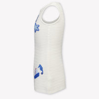 MC2 Saint Barth Kids Girls Dress In OffWhite