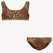 MC2 Saint Barth Kinder Meisjes Zwemkleding In Panter