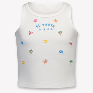 MC2 Saint Barth Kids Girls T-Shirt In White