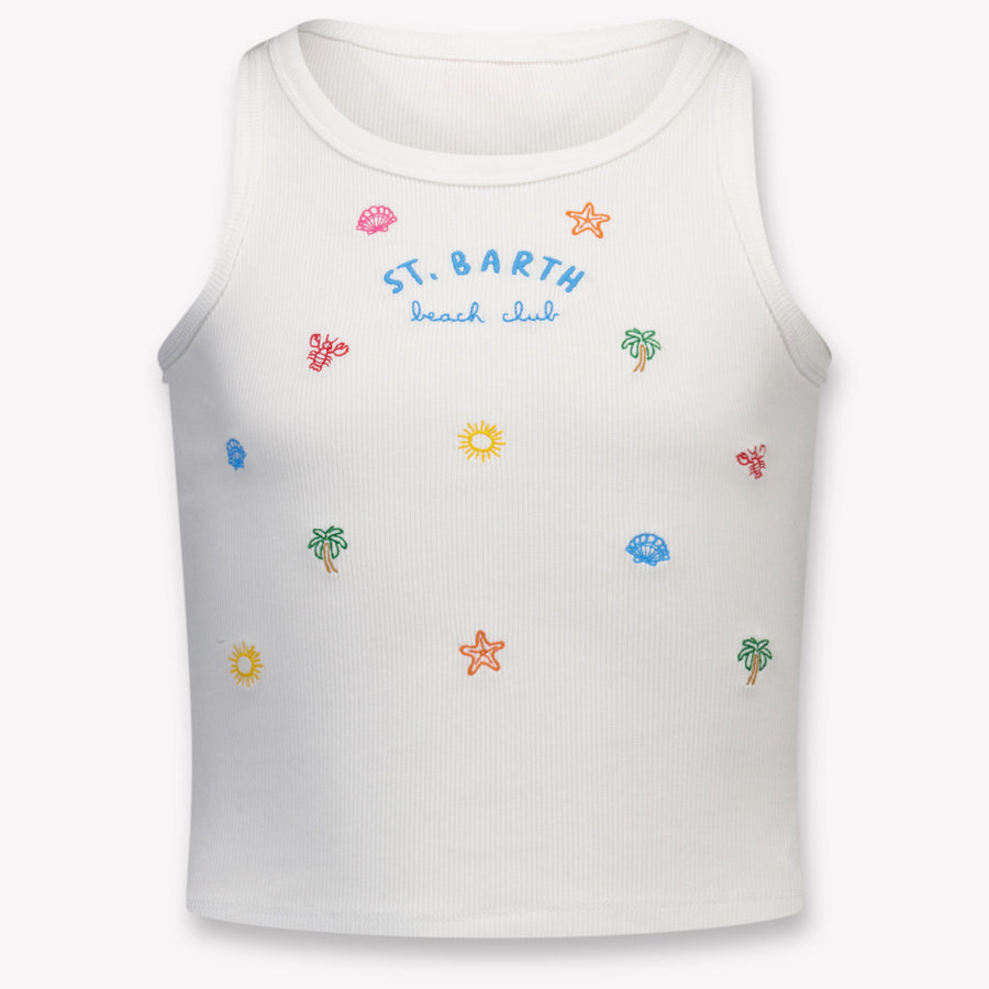 MC2 Saint Barth Kids Girls T-Shirt In White