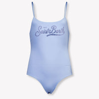 MC2 Saint Barth Kids Girls Swimwear In Light Blue