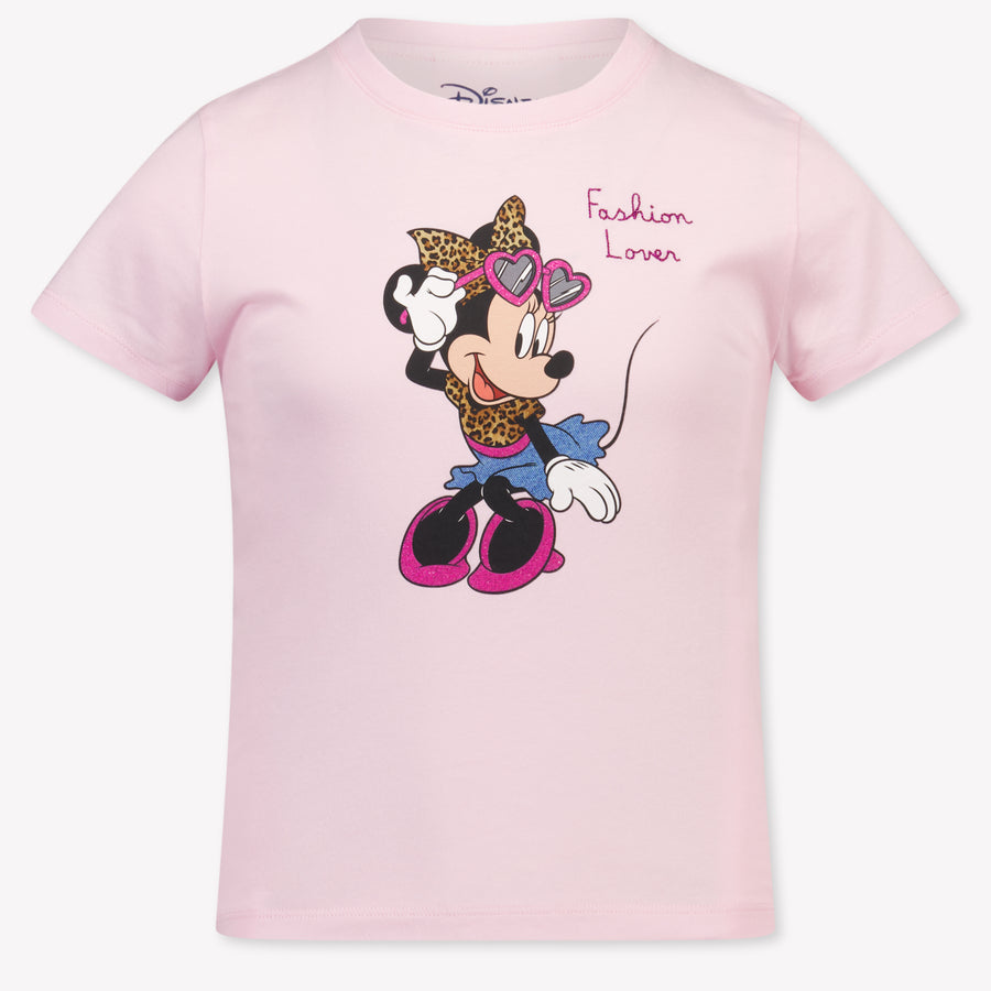 MC2 Saint Barth Kids Girls T-Shirt In Light Pink