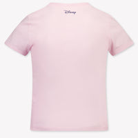 MC2 Saint Barth Kids Girls T-Shirt In Light Pink