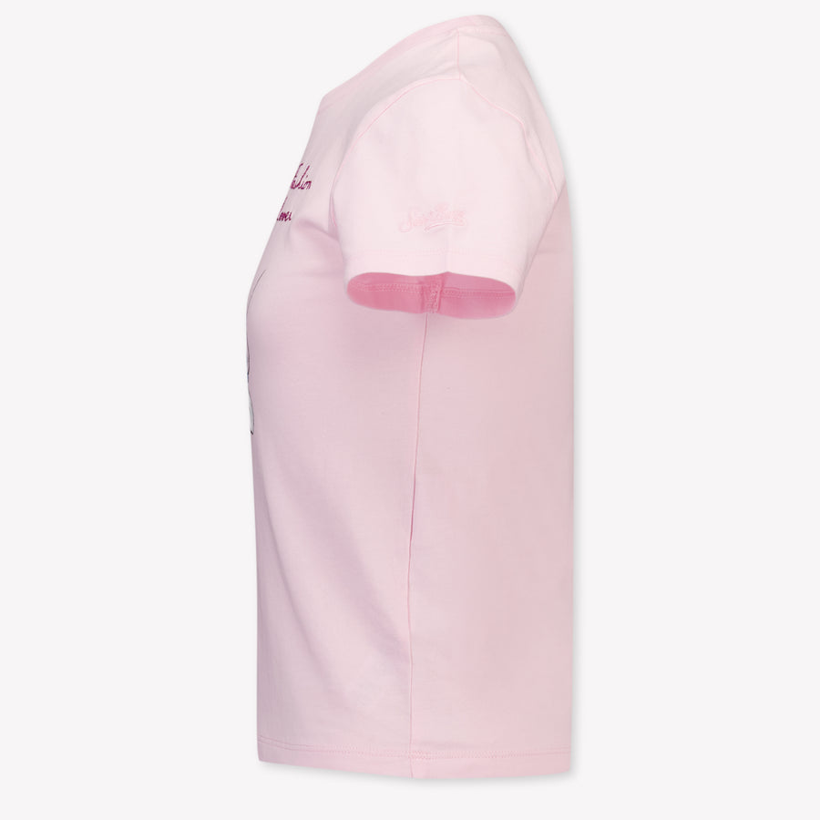 MC2 Saint Barth Kids Girls T-Shirt In Light Pink