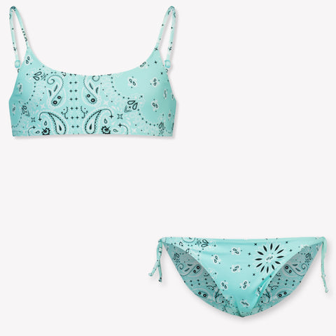 MC2 Saint Barth Kinder Meisjes Zwemkleding In Turquoise